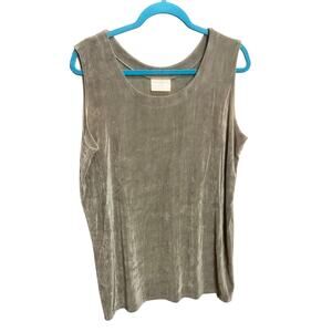 ATC A Touch of Class Sleeveless Top One Size Soft Ribbed Cocktail Formal